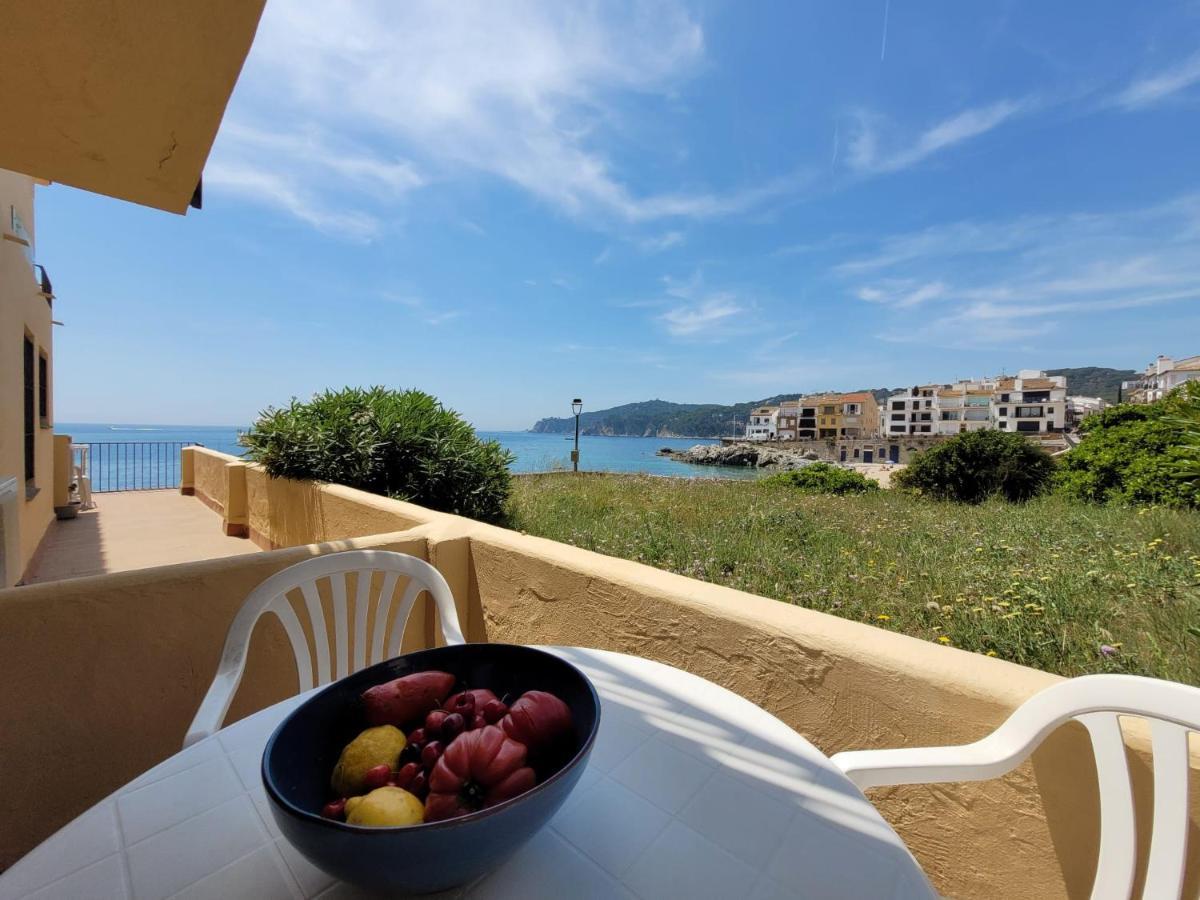 Playa Canadell MAR P primera línea de mar con terraza Calella De Palafrugell Exterior foto