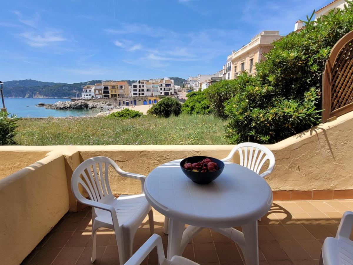 Playa Canadell MAR P primera línea de mar con terraza Calella De Palafrugell Exterior foto