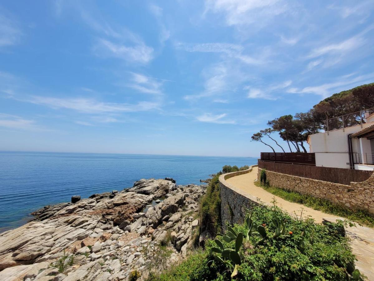 Playa Canadell MAR P primera línea de mar con terraza Calella De Palafrugell Exterior foto